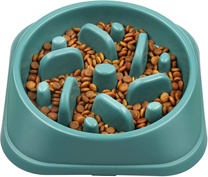 UPSKY Slow Feeder Small Dog Bowls Non-Slip Puzzle Bowl Feeder Interactive Bloat Stop Dog Bowl Anti-Choking Dog Bowl (12-70 lbs)