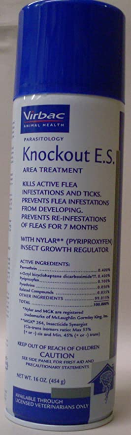 Virbac Knockout E.S. Area Treatment Carpet Spray, 16-Ounce