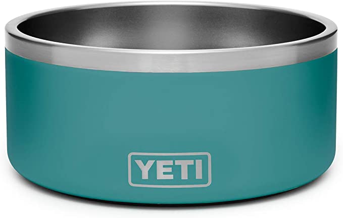 YETI Boomer 8, Stainless Steel, Non-Slip Dog Bowl, Holds 64 Ounces - River Green