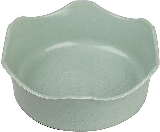 YoneKiera Embossed Exquisite Dog Cat Bowls, Animal Pet Food Bowl Dog Water Dish for Wet Food Dry Food Water Bowl, Non-Slip, Large Capacity