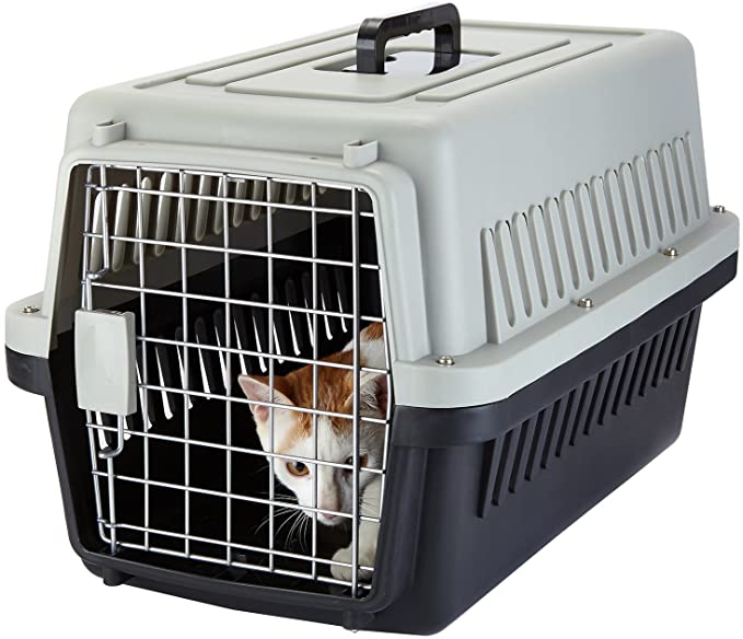 Yvettevans Portable Airline Approved Top-Load Pet Kennel Cats Travel Cage Car Travel Vet Visit Dogs Carrier Crate Outdoor Kennel